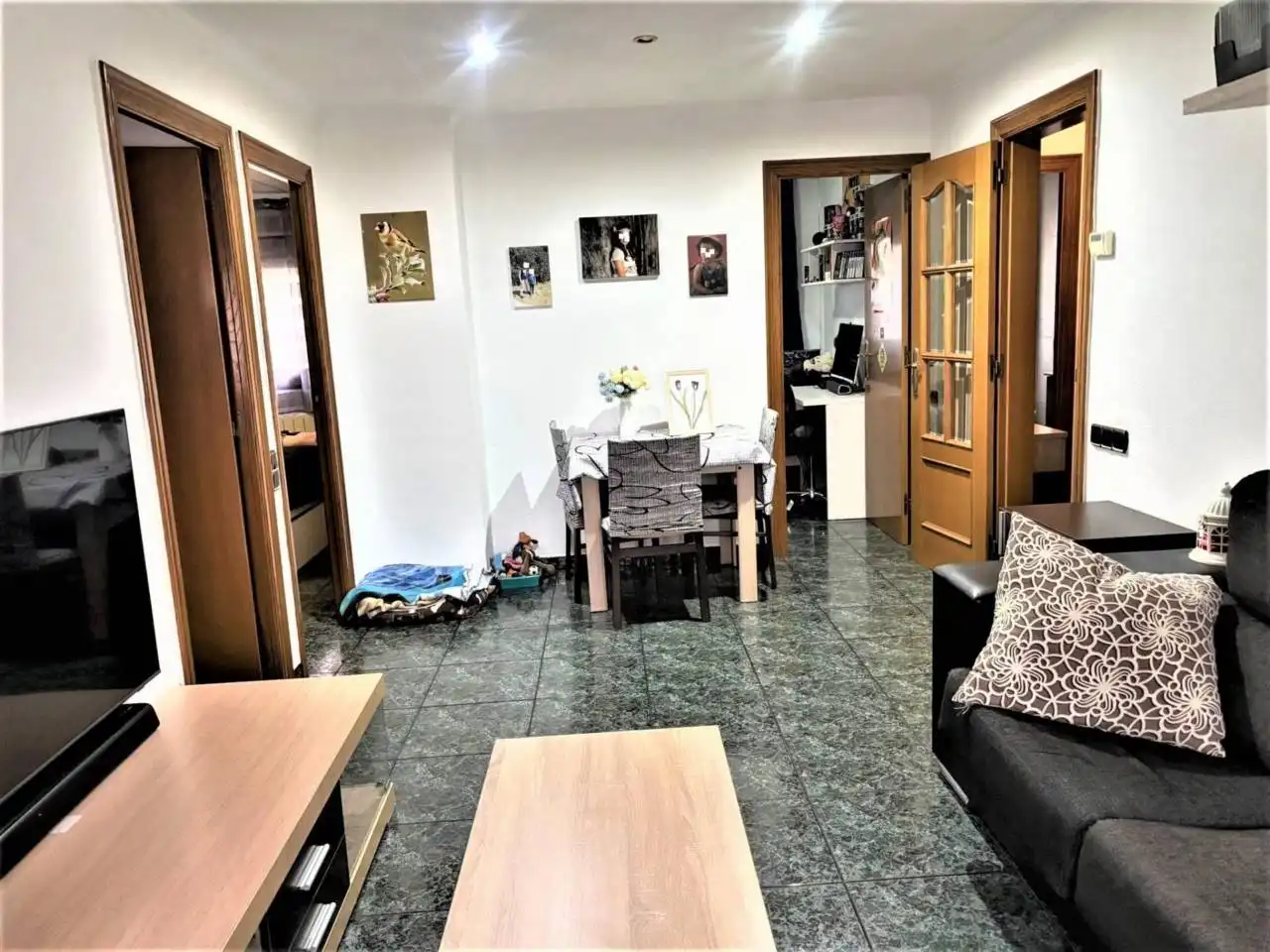 Sala d'estar de Pis en venda en Terrassa amb Aire condicionat i Calefacció