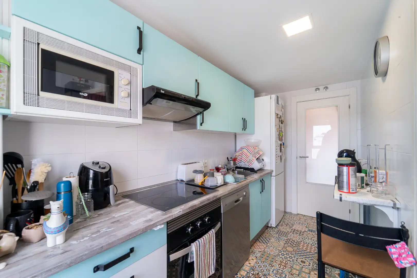 Küche von Wohnung zum Verkauf in Móstoles mit Klimaanlage, Heizung und Abstellraum