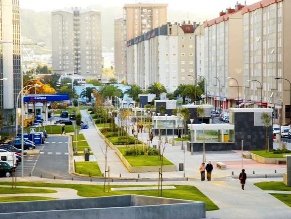 Vista exterior de Garatge de lloguer en A Coruña Capital 