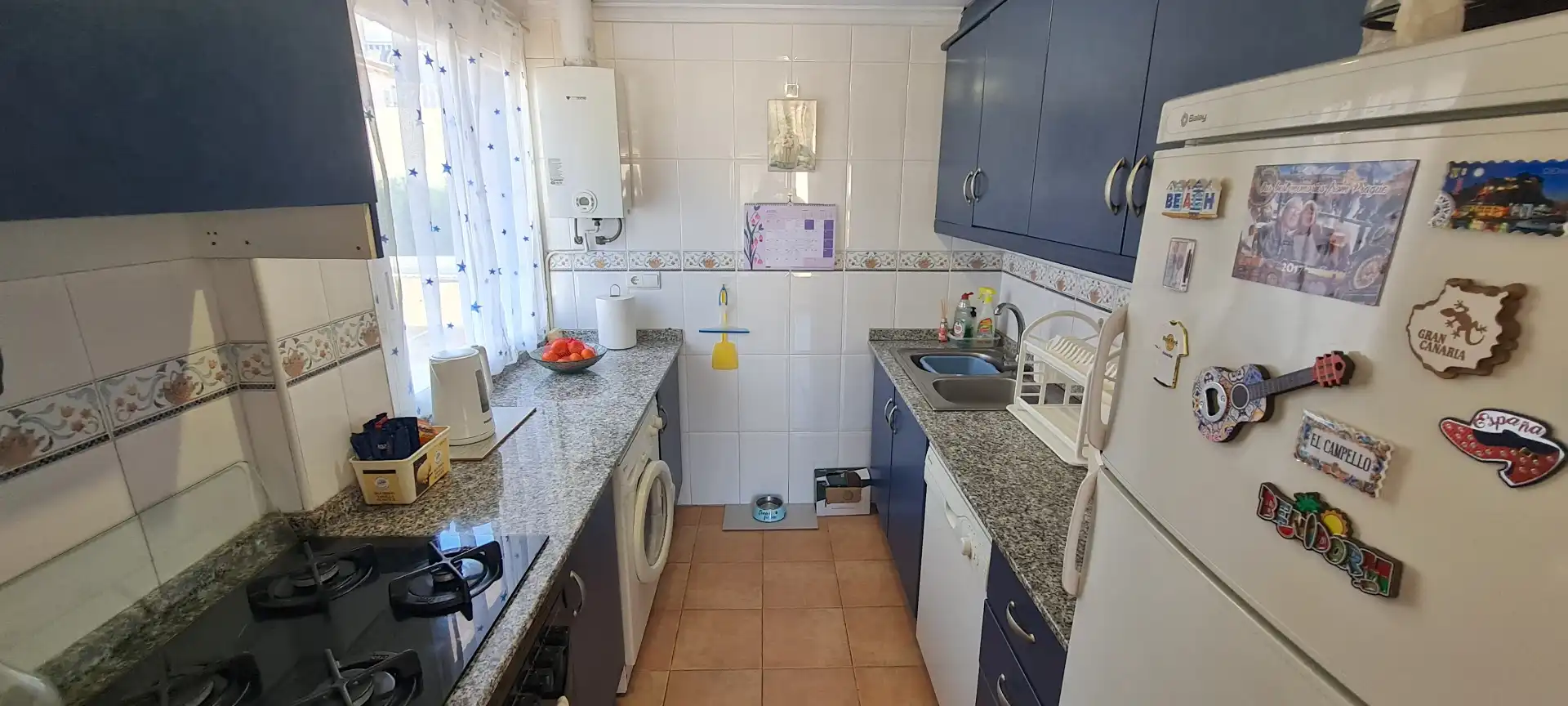 Cuina de Apartament en venda en Calpe / Calp amb Aire condicionat, Calefacció i Terrassa