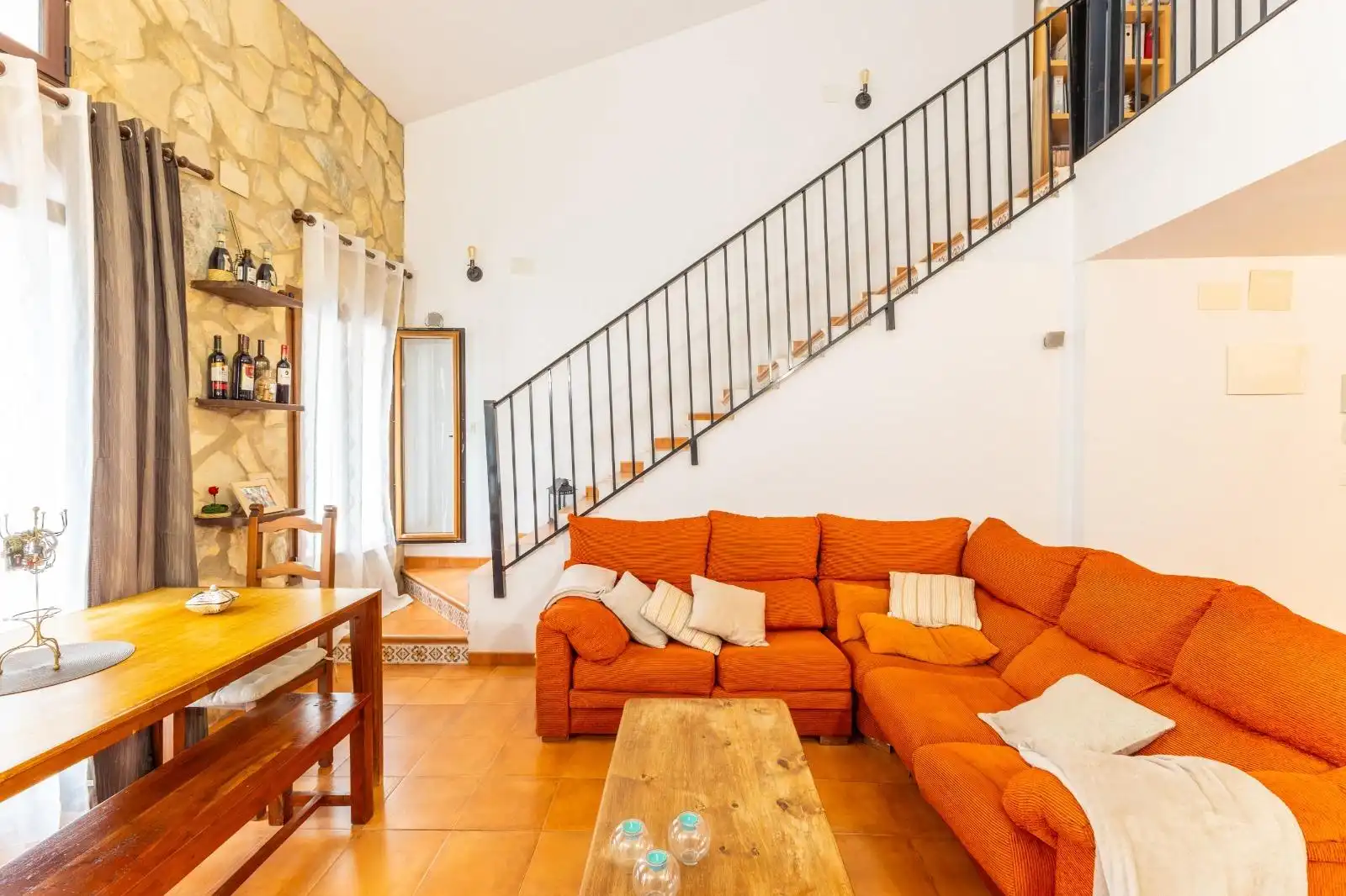 Sala de estar de Finca rústica en venta en Mislata con Aire acondicionado