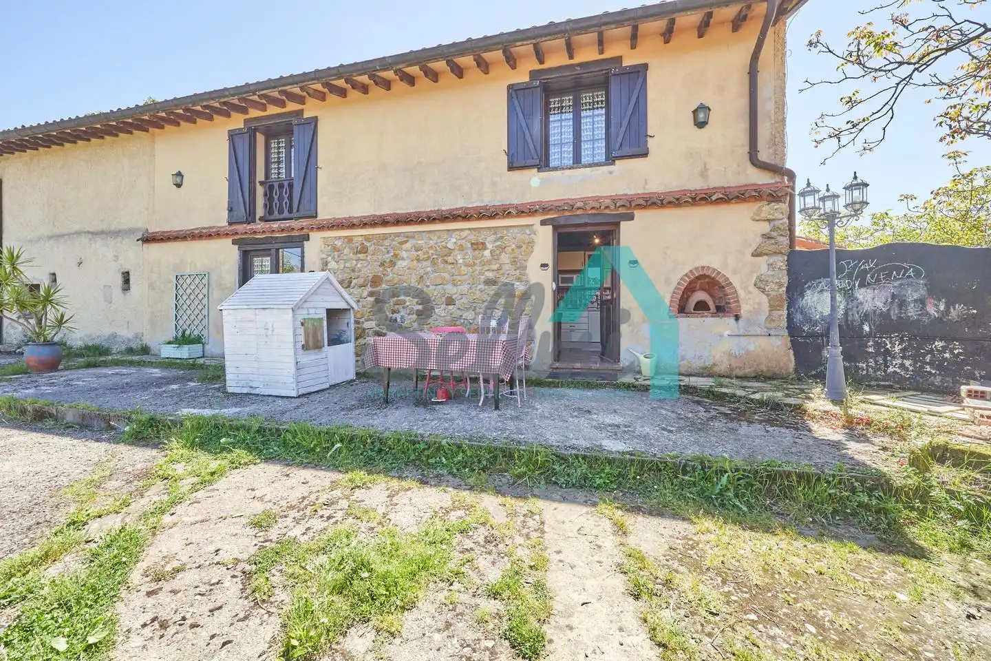 Vista exterior de Casa o chalet en venta en Siero con Calefacción, Jardín privado y Parquet