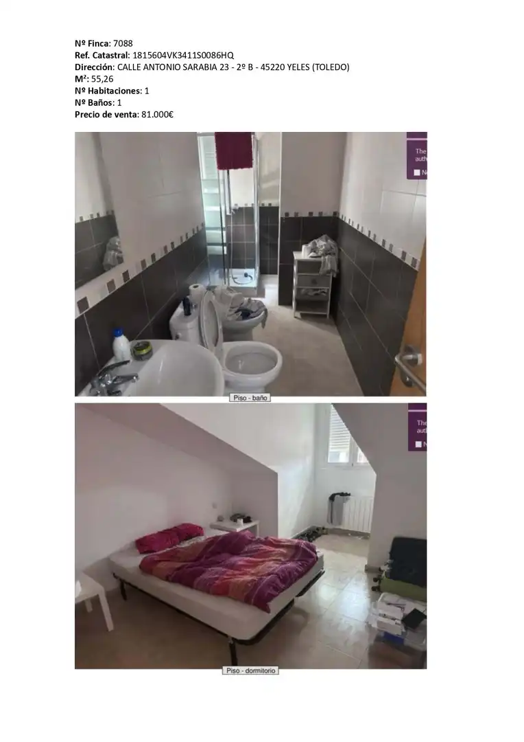 Bathroom of Flat for sale in Yeles  with Heating