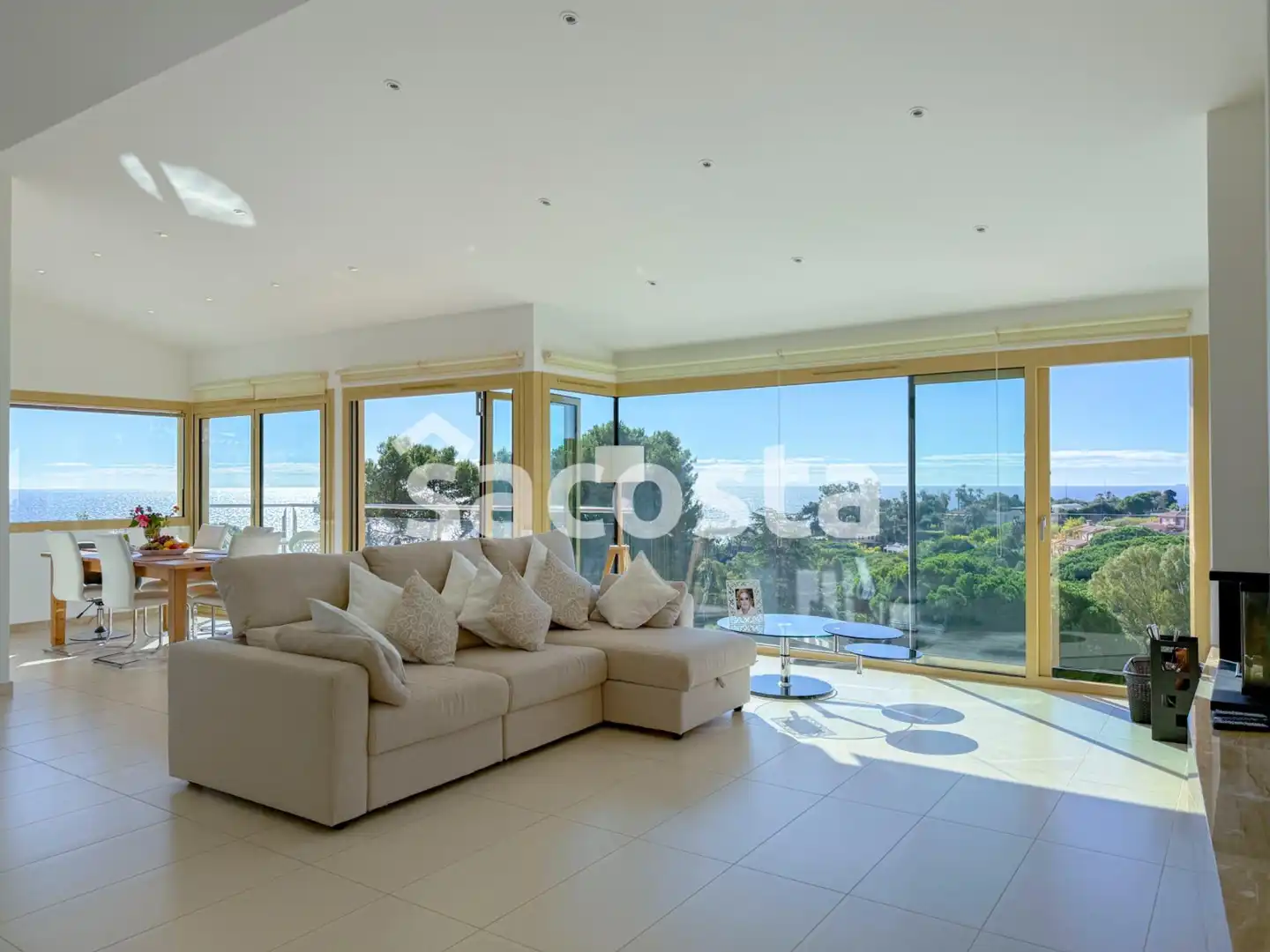 Sala de estar de Casa o chalet en venta en Blanes con Terraza, Piscina y Amueblado