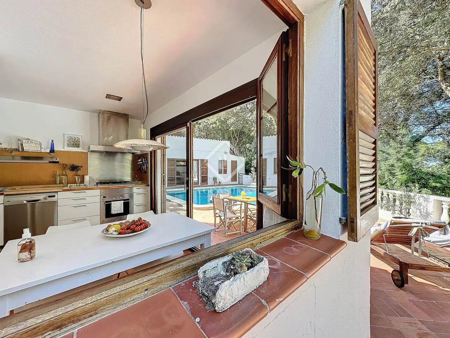 Küche von Country house zum Verkauf in Es Mercadal mit Heizung, Privatgarten und Terrasse