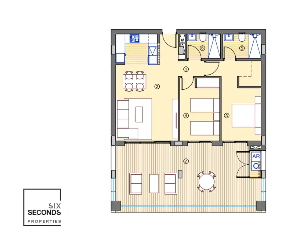 Appartement compact avec piscine à vendre à Bonalba - Cotoveta, imagen 2