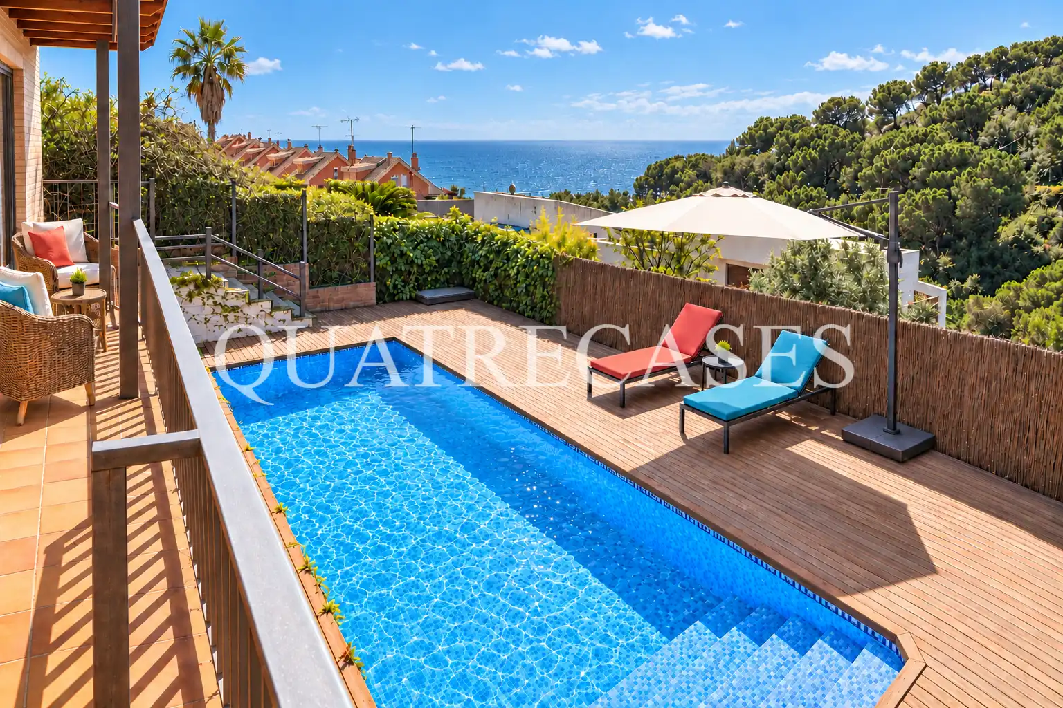 Villa mit Balkon zum Verkauf in Carrer Camí Vell de Caldes