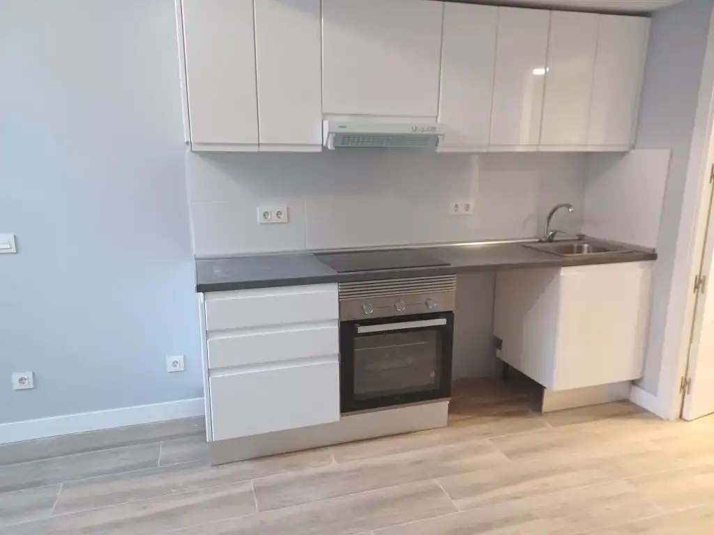 Cuina de Apartament de lloguer en Madrid amb Traster