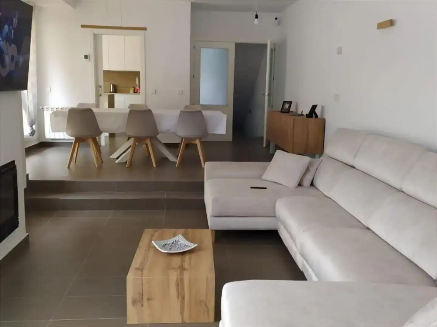 Sala d'estar de Pis en venda en Cubas de la Sagra amb Jardí privat, Parquet i Traster