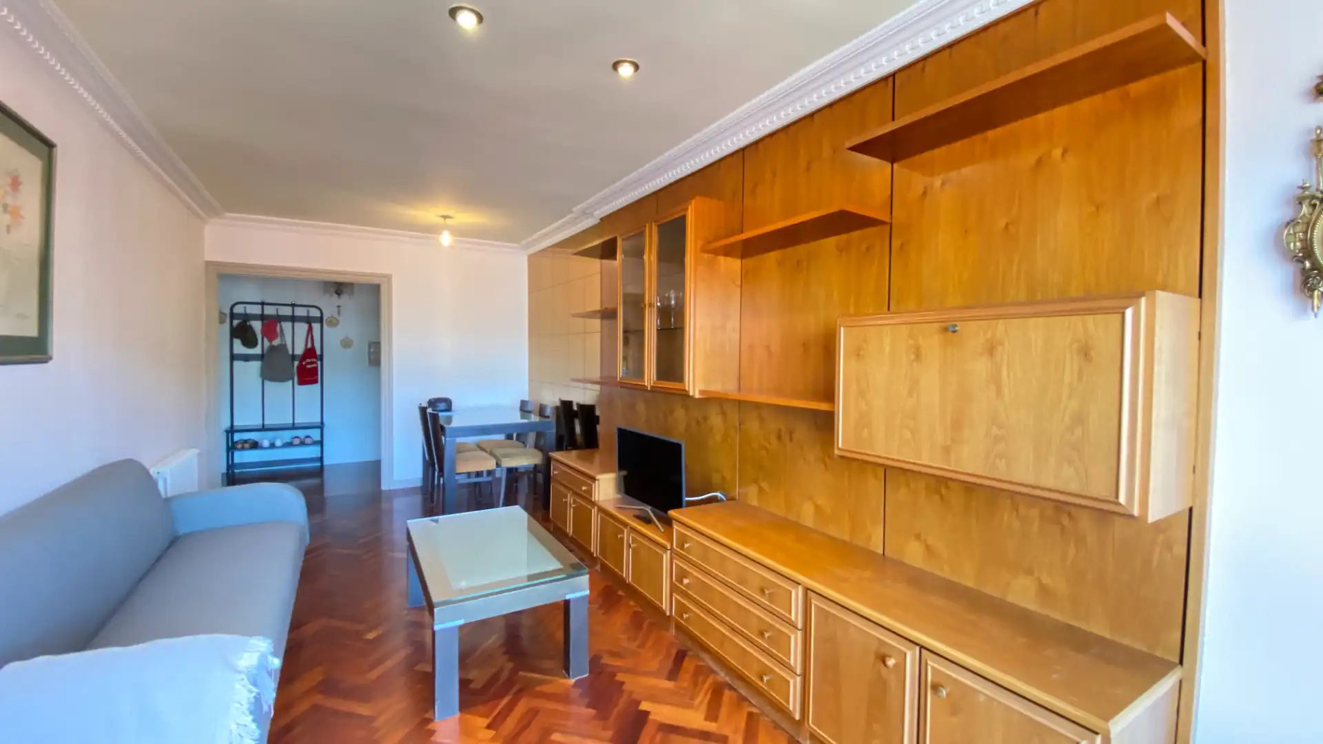 Sala de estar de Piso de alquiler en Bilbao  con Calefacción, Terraza y Amueblado