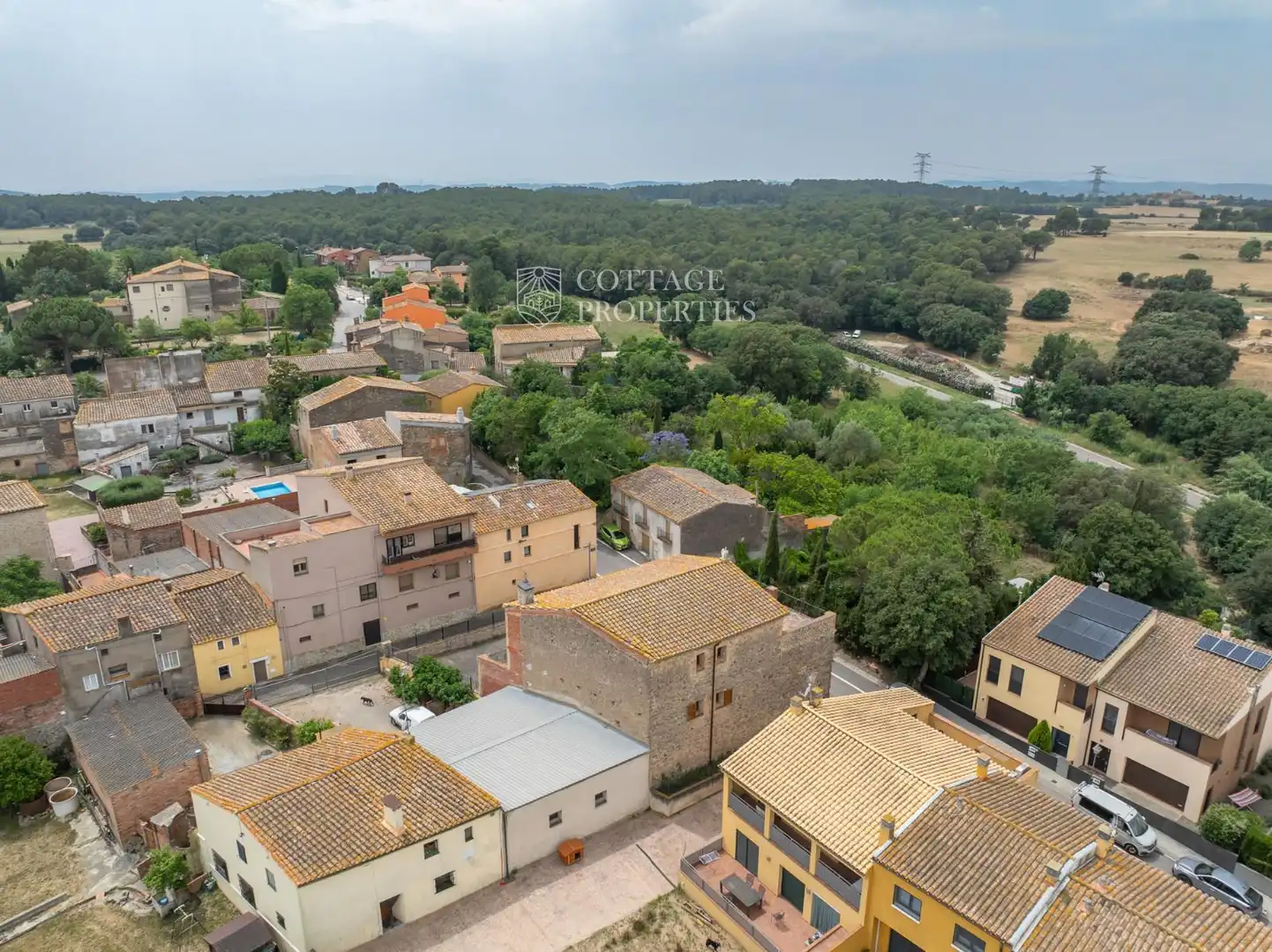 Vista exterior de Finca rústica en venta en Garrigàs