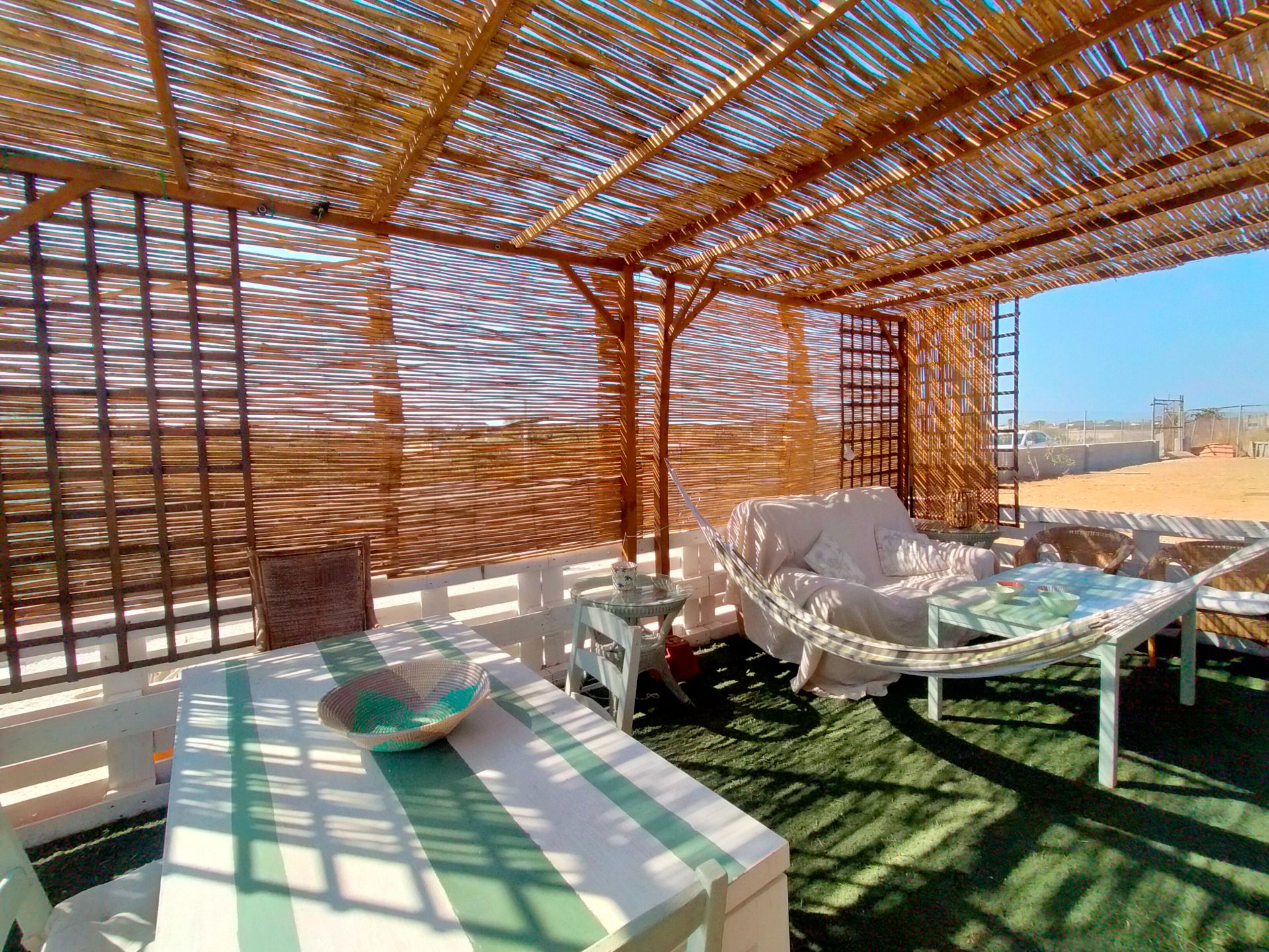 Terrassa de Finca rústica en venda en El Puerto de Santa María amb Aire condicionat, Jardí privat i Terrassa