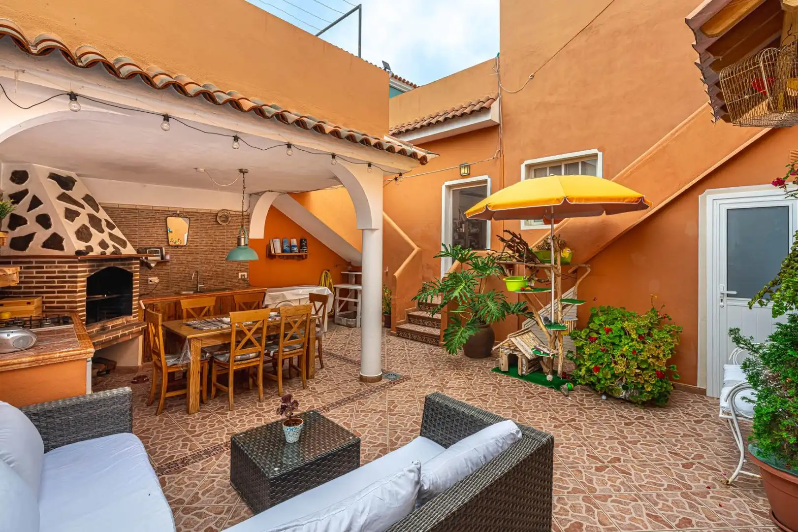 Terraza de Casa o chalet en venta en San Juan de la Rambla con Terraza, Trastero y Amueblado