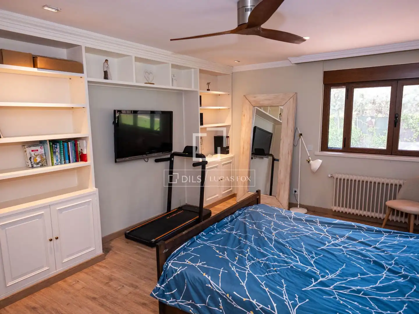 Bedroom of Houses for rent in Madrid  with Air Conditioner, Heating and Private garden
