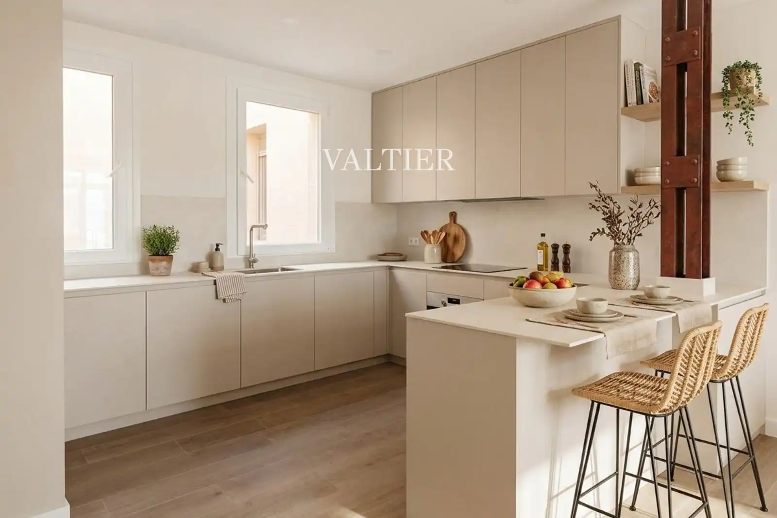 Cocina de Piso de alquiler en Chamberí