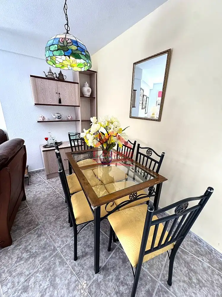 Comedor de Apartamento en venta en Algarrobo con Aire acondicionado, Calefacción y Jardín privado