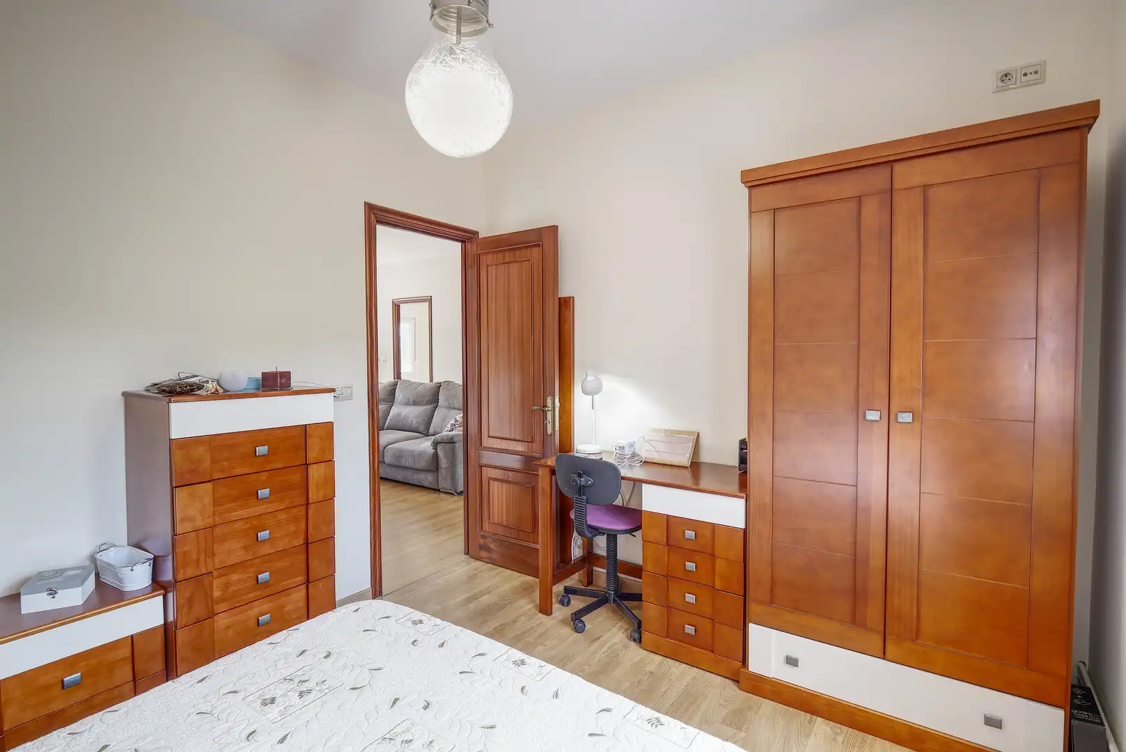 Habitación de Casa o chalet en venta en Lousame con Aire acondicionado, Calefacción y Jardín privado