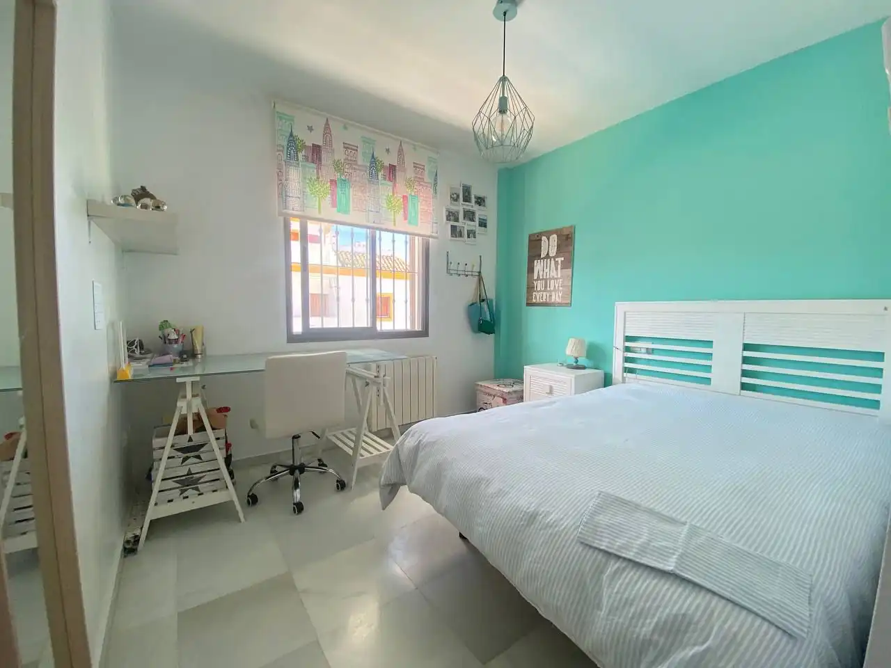 Dormitori de Casa o xalet de lloguer en Islantilla amb Aire condicionat, Terrassa i Balcó