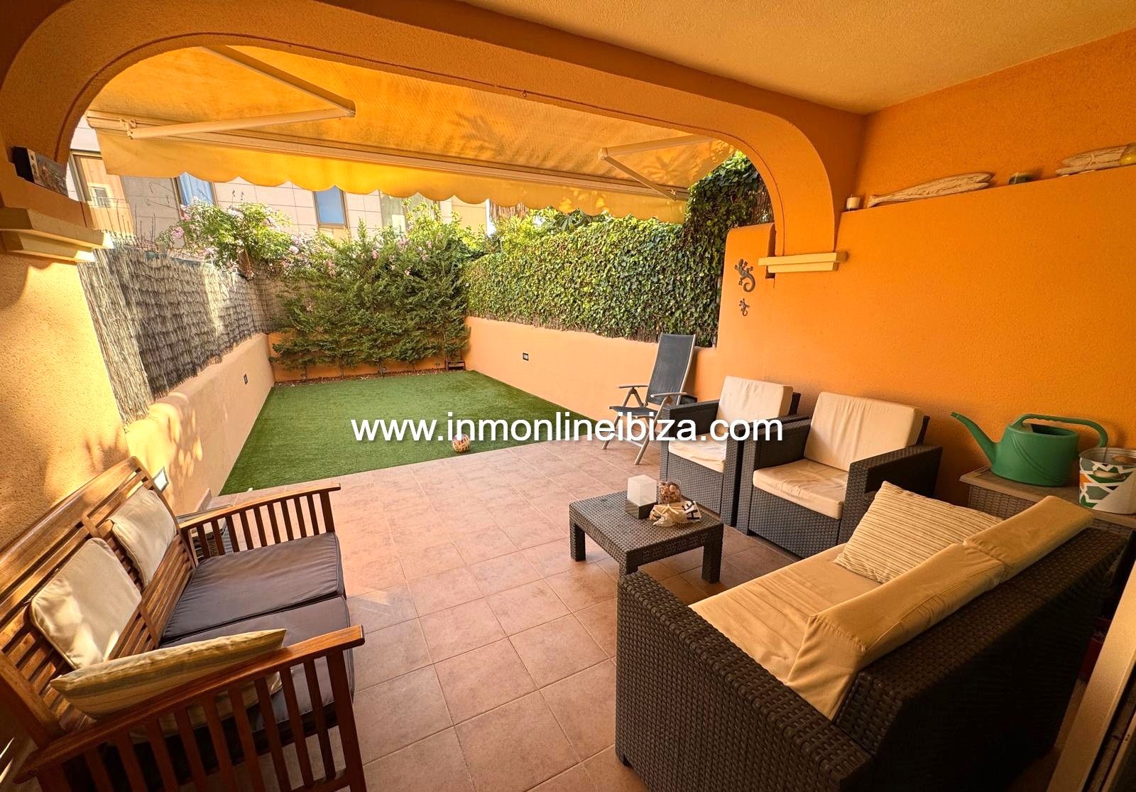 Garden of Single-family semi-detached to rent in Eivissa  with Private garden, Terrace and Furnished