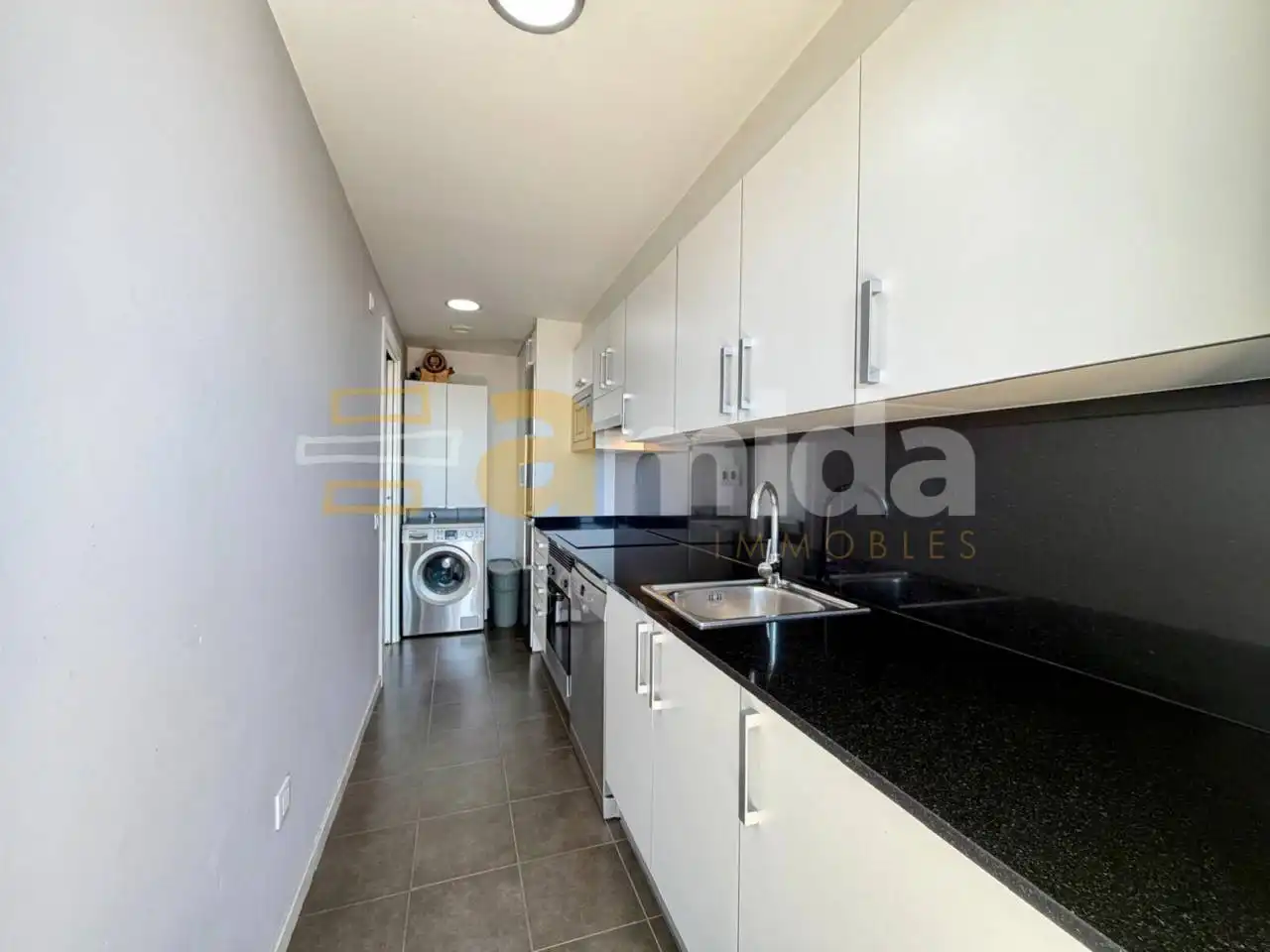 Kitchen of Flat for sale in Sabadell  with Air Conditioner, Heating and Parquet flooring