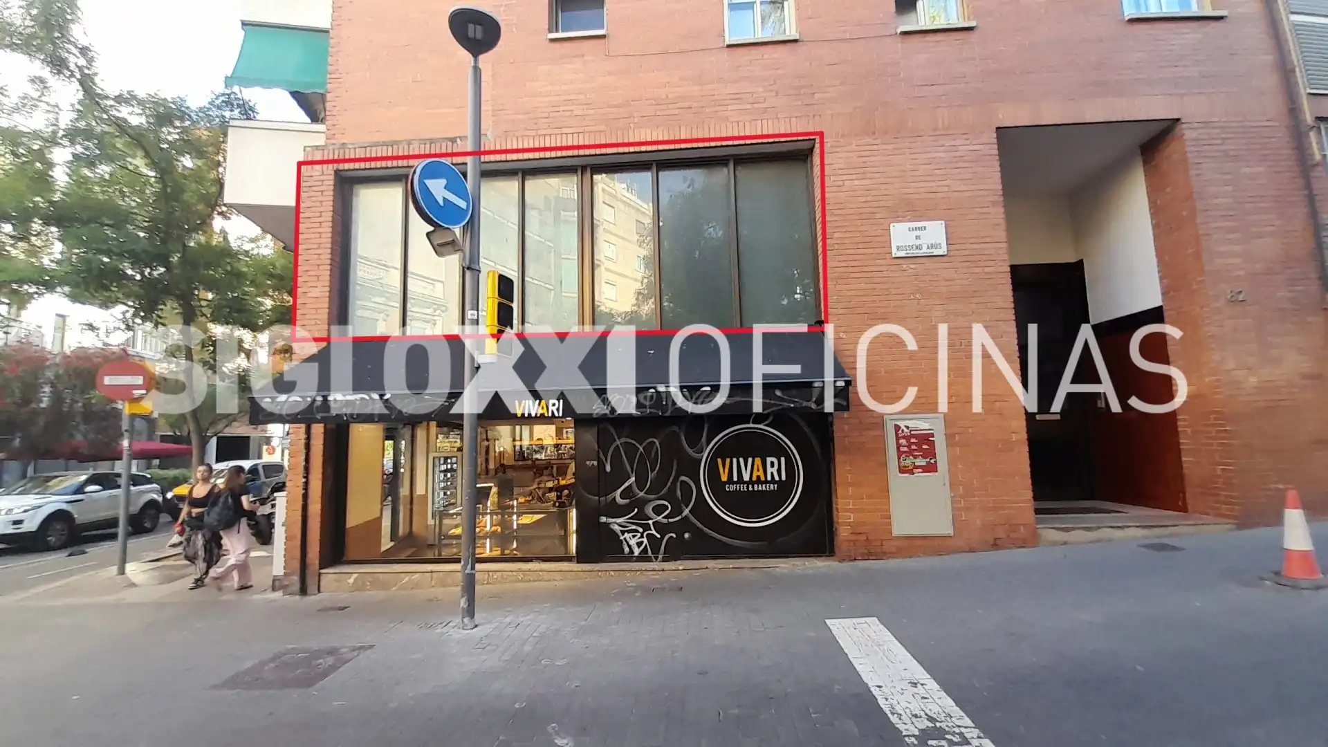 Vista exterior de Oficina de alquiler en Barcelona