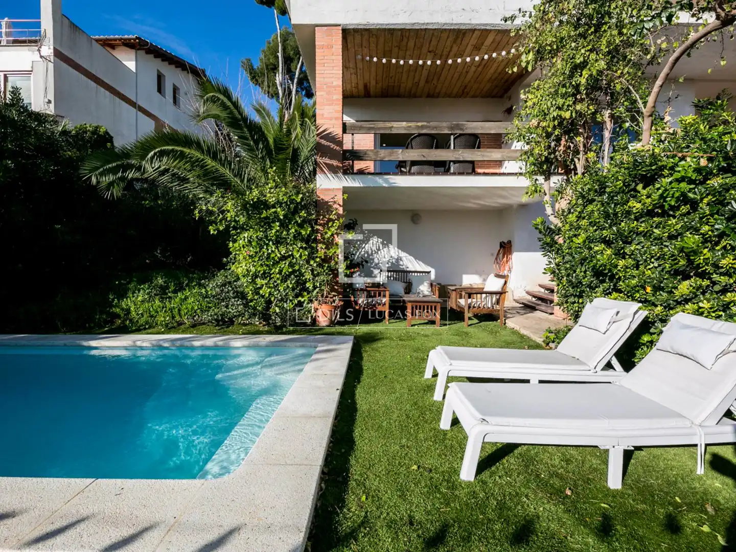Garden of Houses for sale in Castelldefels  with Air Conditioner, Private garden and Terrace