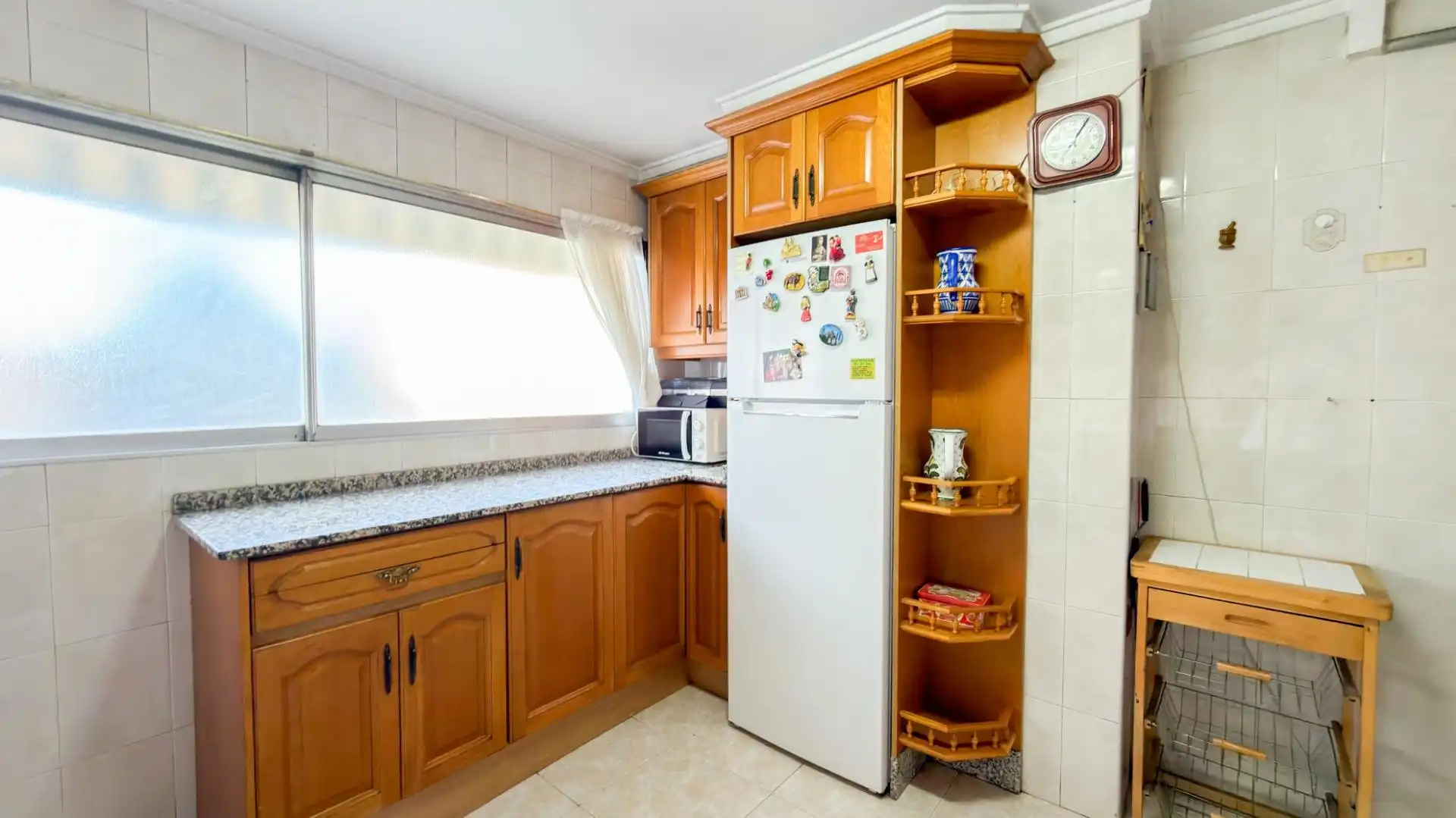 Küche von Wohnung zum Verkauf in Valencia mit Klimaanlage, Heizung und Parkett