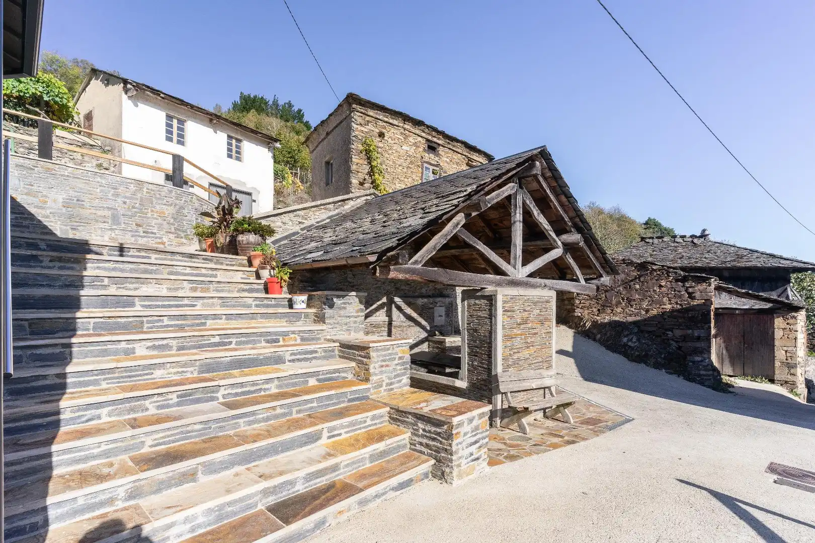 Vista exterior de Finca rústica en venda en Negueira de Muñiz , Lugo