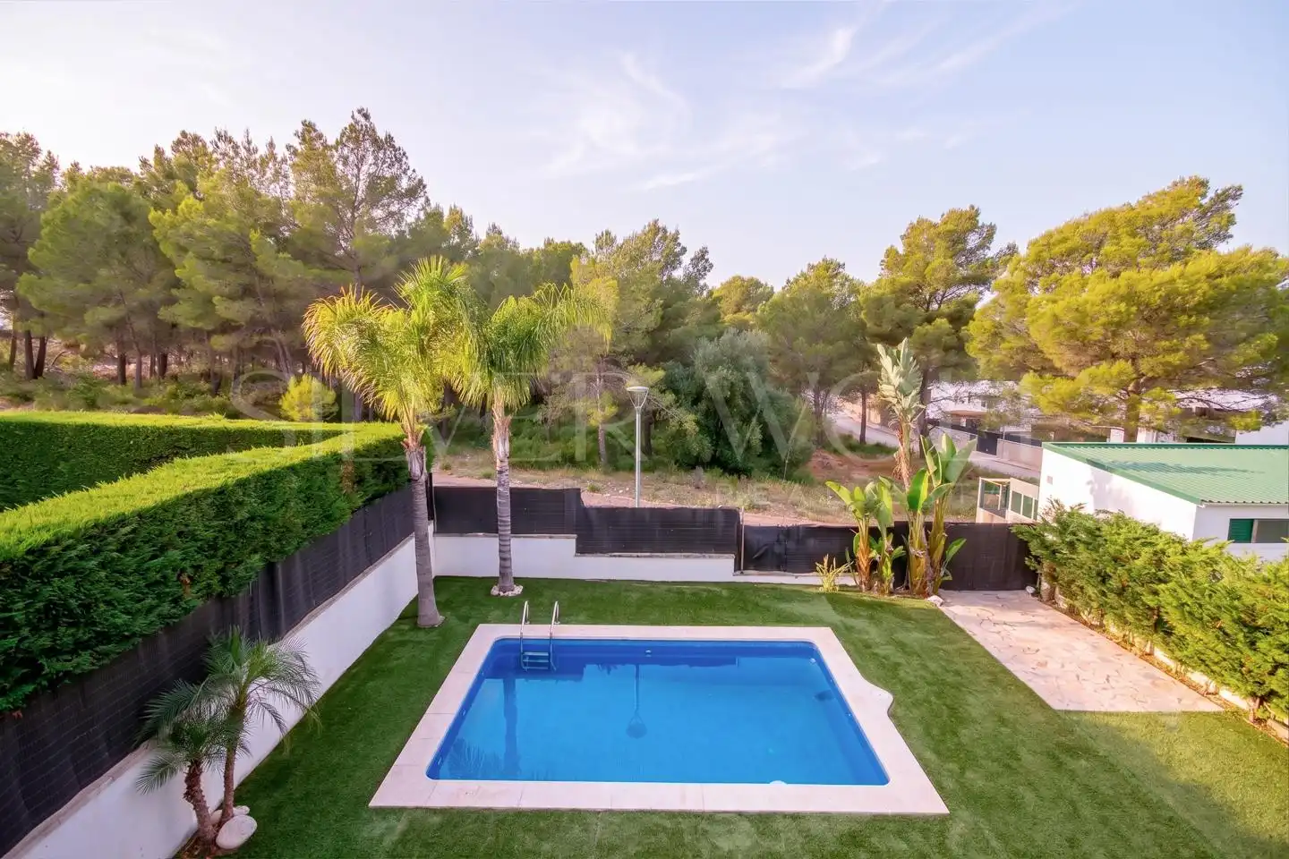 Piscina de Casa adosada de alquiler en Sant Pere de Ribes con Aire acondicionado, Calefacción y Jardín privado