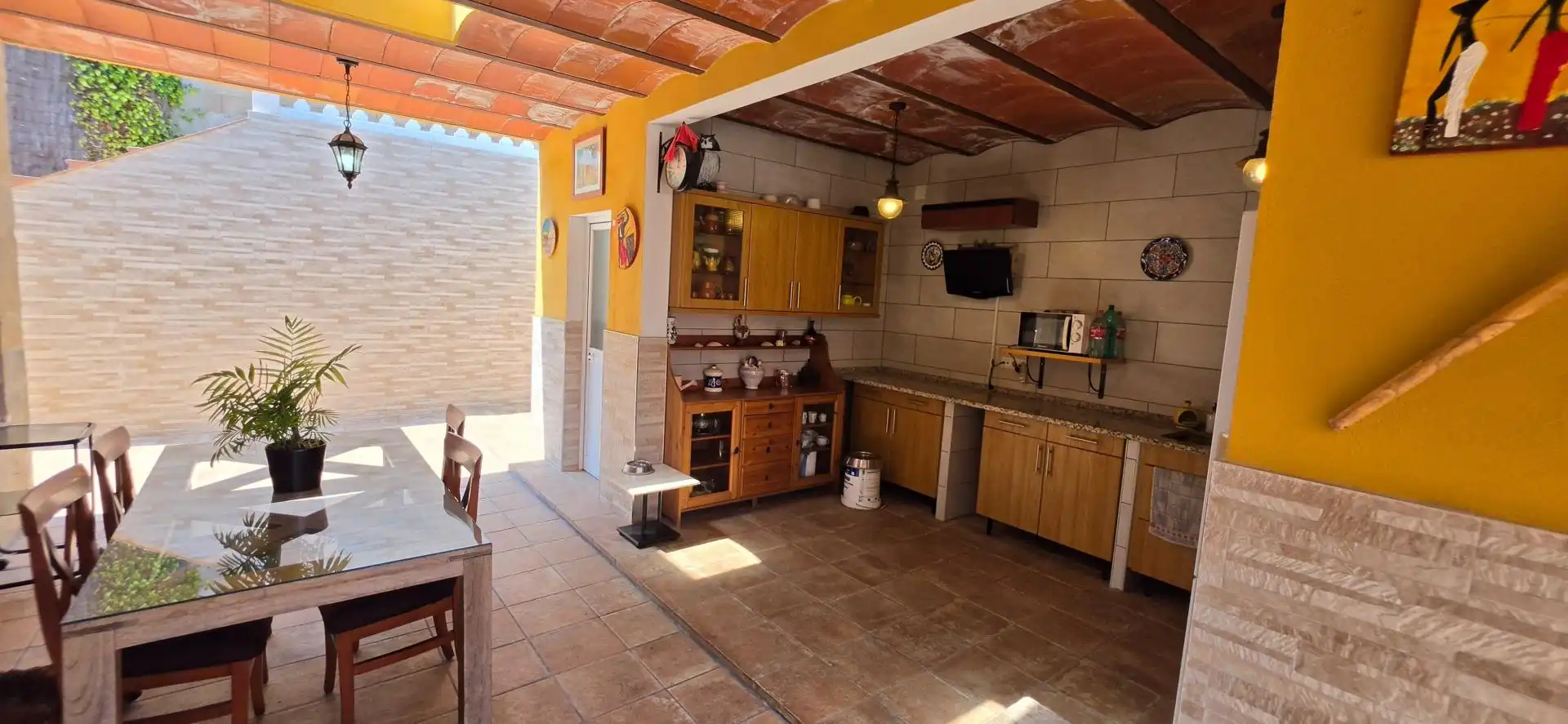 Cocina de Casa o chalet en venta en Fogars de la Selva con Aire acondicionado, Calefacción y Terraza