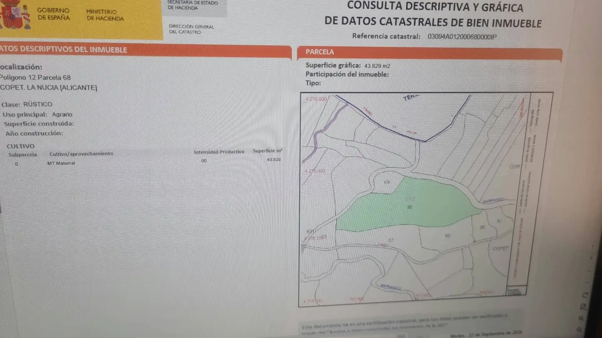 Rural land for sale in Rabasa - Los Ángeles - San Agustín, imagen 9