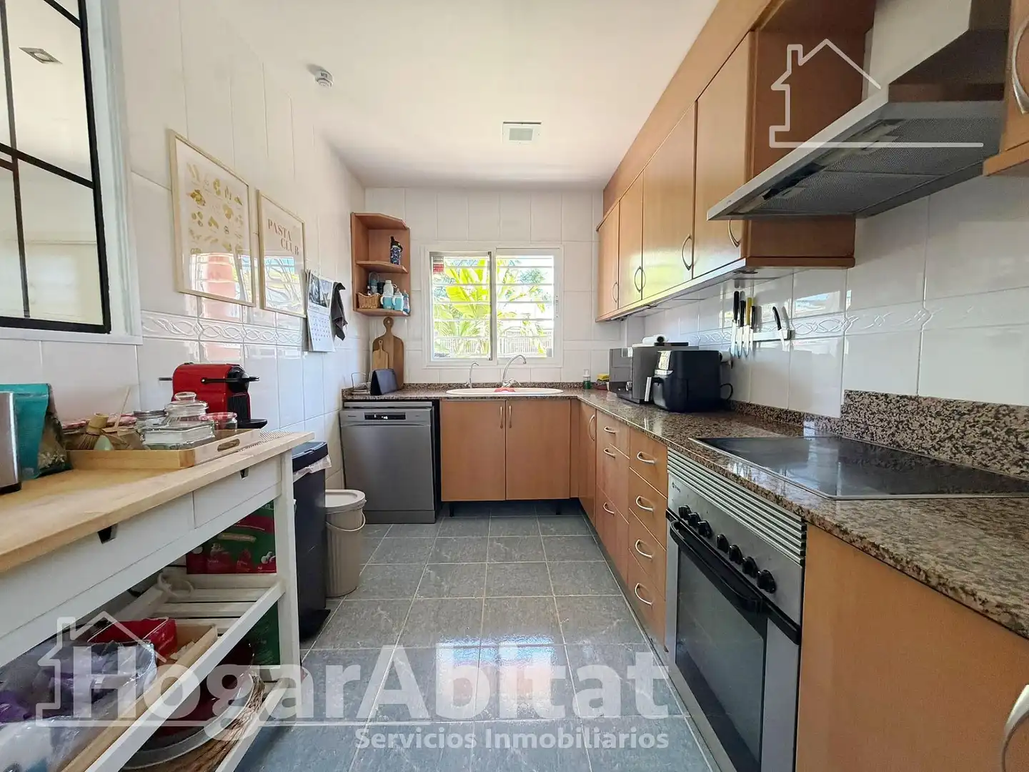 Kitchen of Houses for sale in Moncada  with Air Conditioner, Heating and Private garden