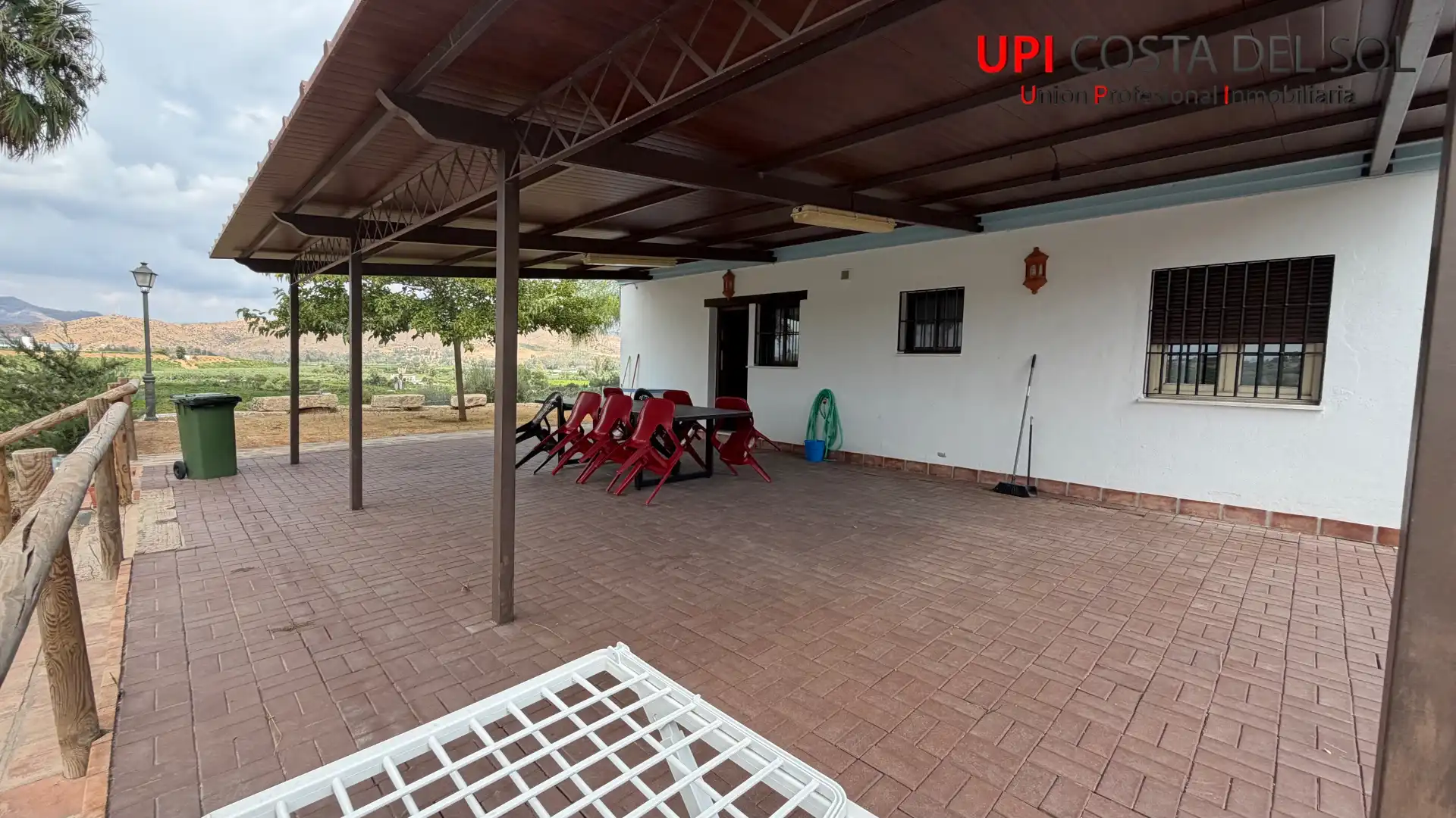 Terraza de Finca rústica en venta en Cártama con Aire acondicionado, Jardín privado y Terraza