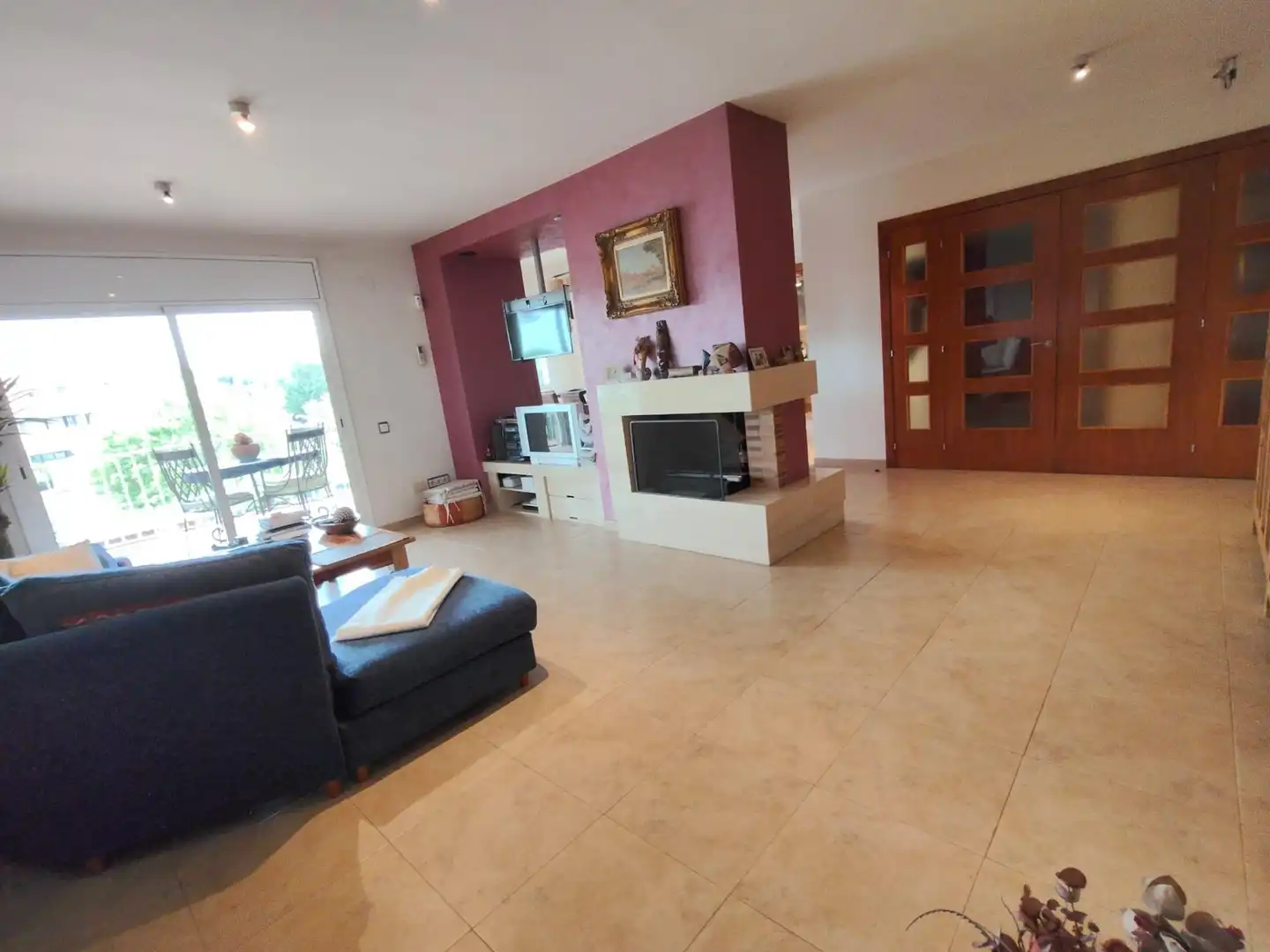 Sala d'estar de Casa o xalet en venda en Sabadell amb Aire condicionat, Calefacció i Jardí privat