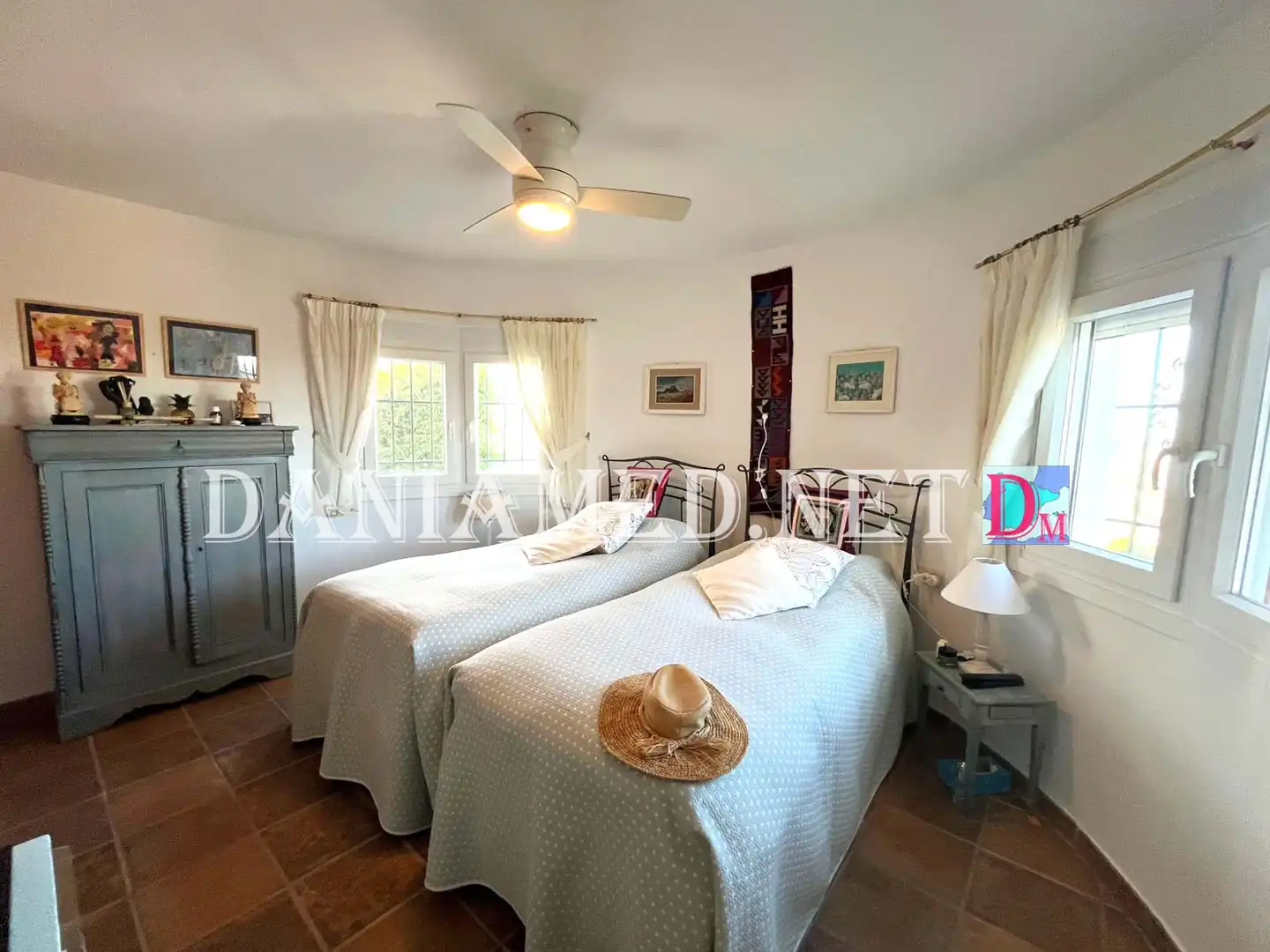 Schlafzimmer von Haus oder Chalet zum Verkauf in Pego mit Klimaanlage, Heizung und Privatgarten