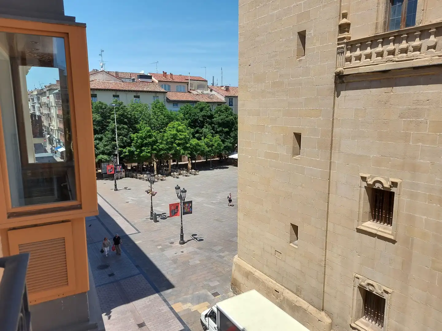 Exterior view of Flat for sale in  Logroño  with Heating, Parquet flooring and Balcony