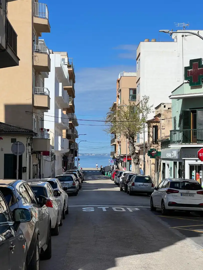 Außenansicht von Wohnung zum Verkauf in  Palma de Mallorca mit Balkon