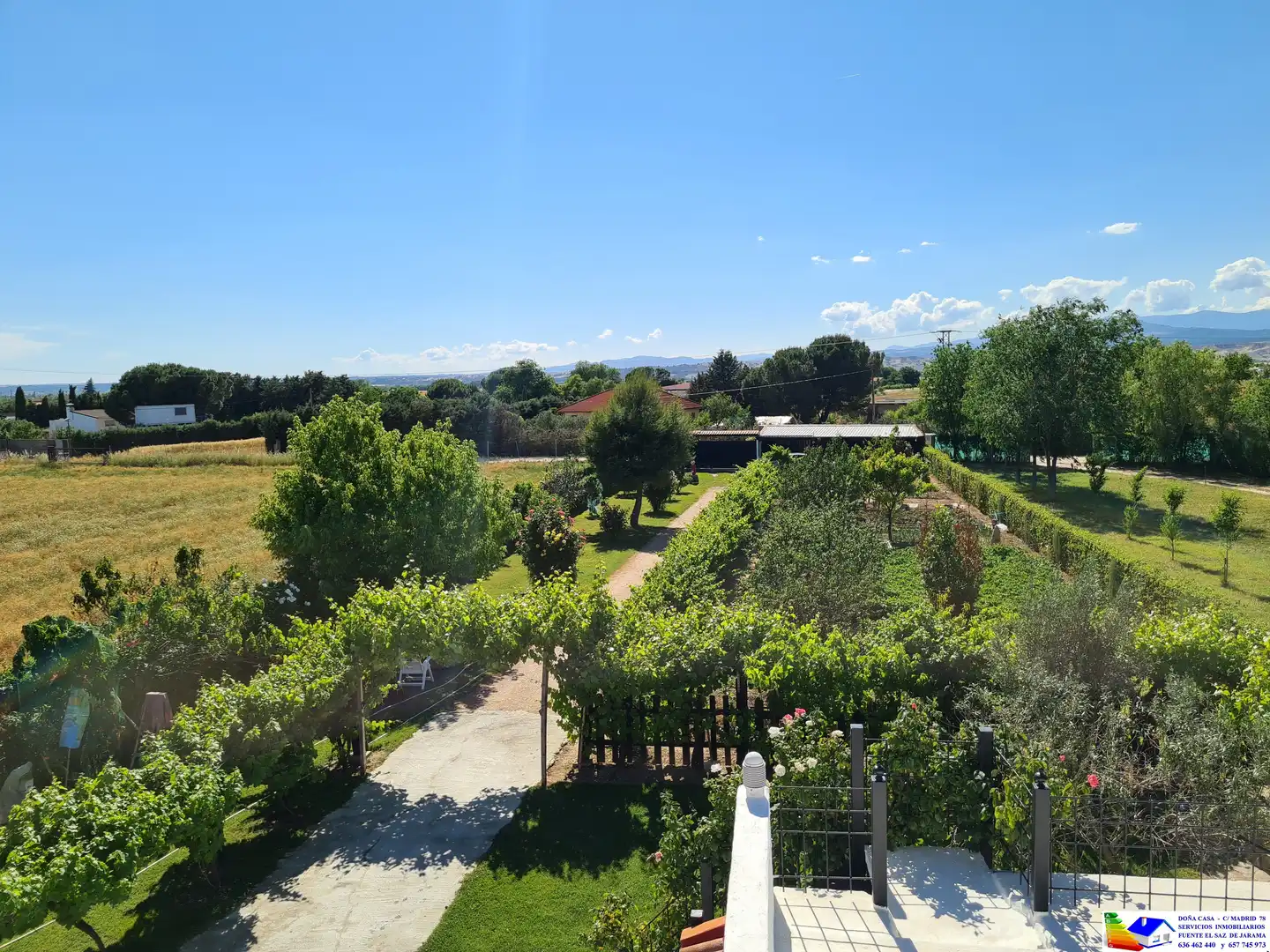 Jardín de Casa o chalet en venta en Fuente El Saz de Jarama con Aire acondicionado, Calefacción y Jardín privado