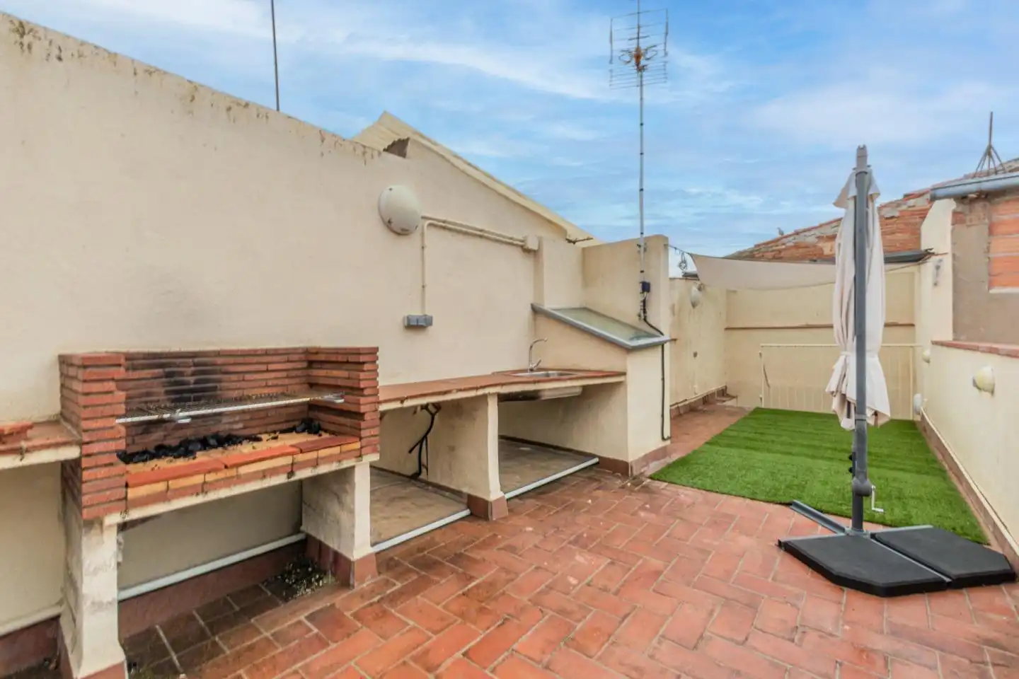 Terraza de Finca rústica en venta en Caldes de Montbui con Aire acondicionado, Calefacción y Terraza