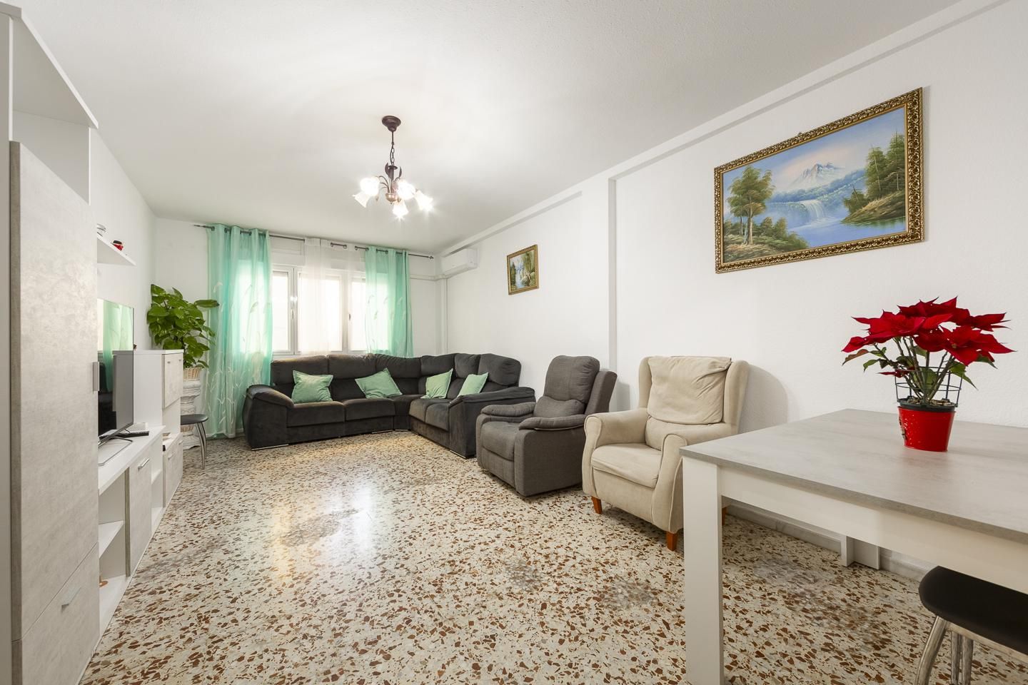Living room of Flat for sale in Gádor  with Air Conditioner and Storage room