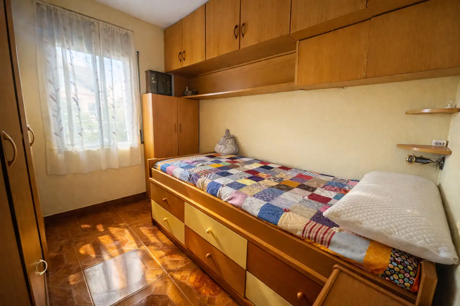 Bedroom of Flat for sale in Sant Joan Despí  with Air Conditioner, Heating and Furnished