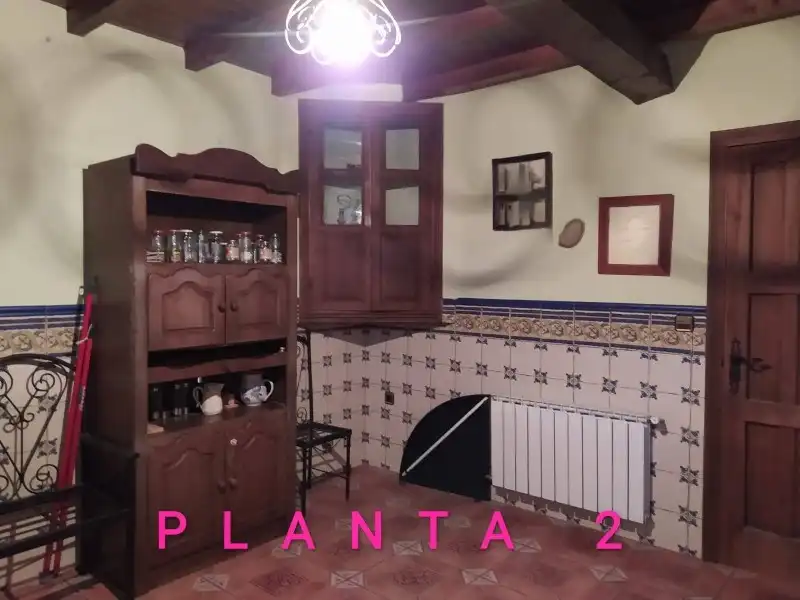 Küche von Einfamilien-Reihenhaus zum Verkauf in Villa del Campo mit Privatgarten und Möbliert