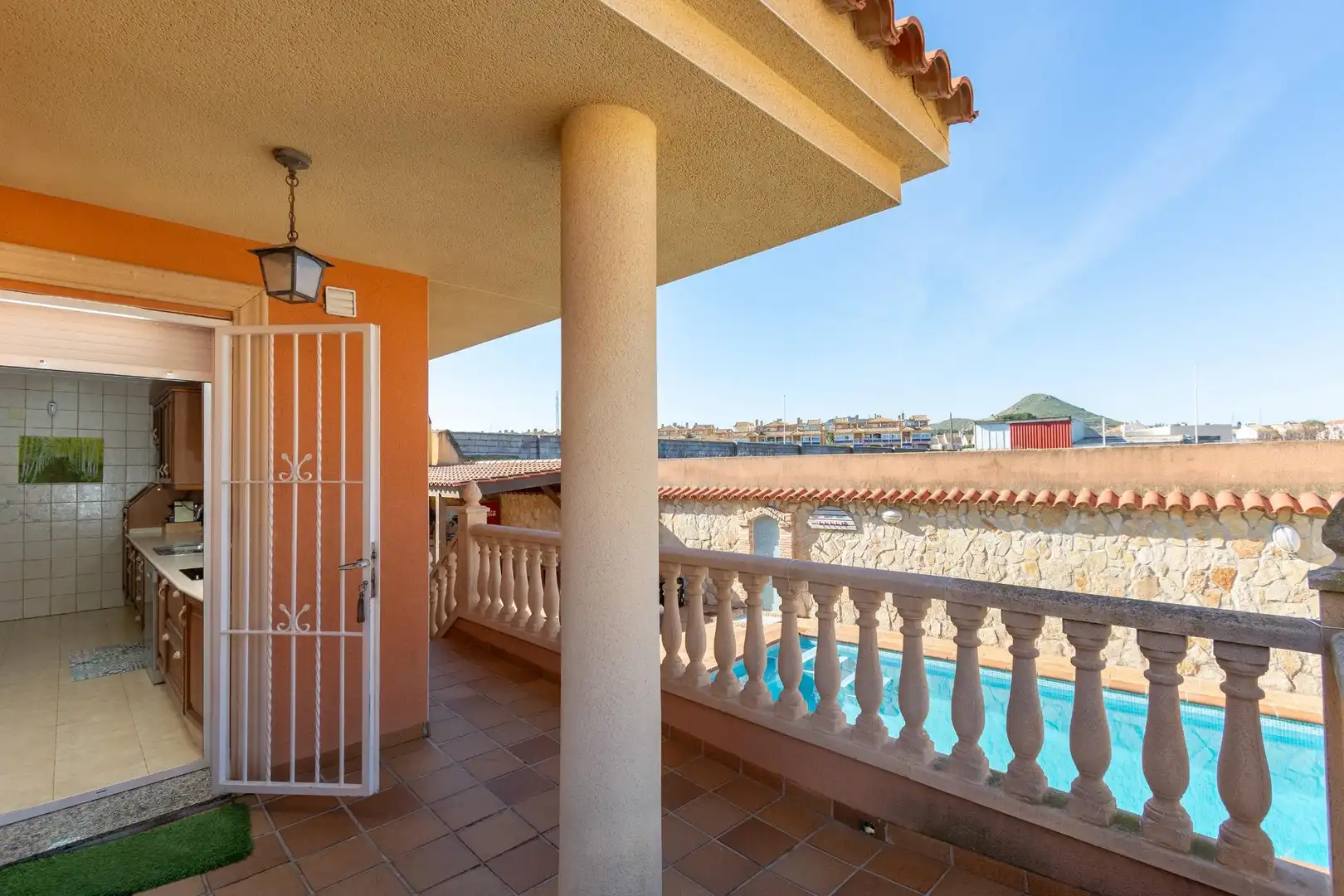Terrassa de Casa o xalet en venda en La Unión amb Aire condicionat, Calefacció i Jardí privat
