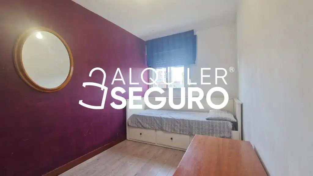 Bedroom of Flat for rent in Madrid  with Air Conditioner, Heating and Furnished