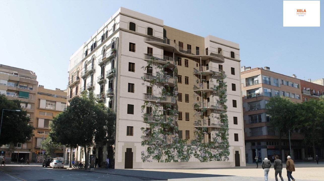 Exterior view of Flat for sale in  Barcelona Capital  with Air Conditioner, Heating and Parquet flooring