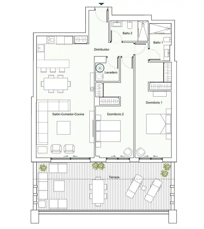 Apartamento con ascensor en venta en Estepona Pueblo, imagen 21