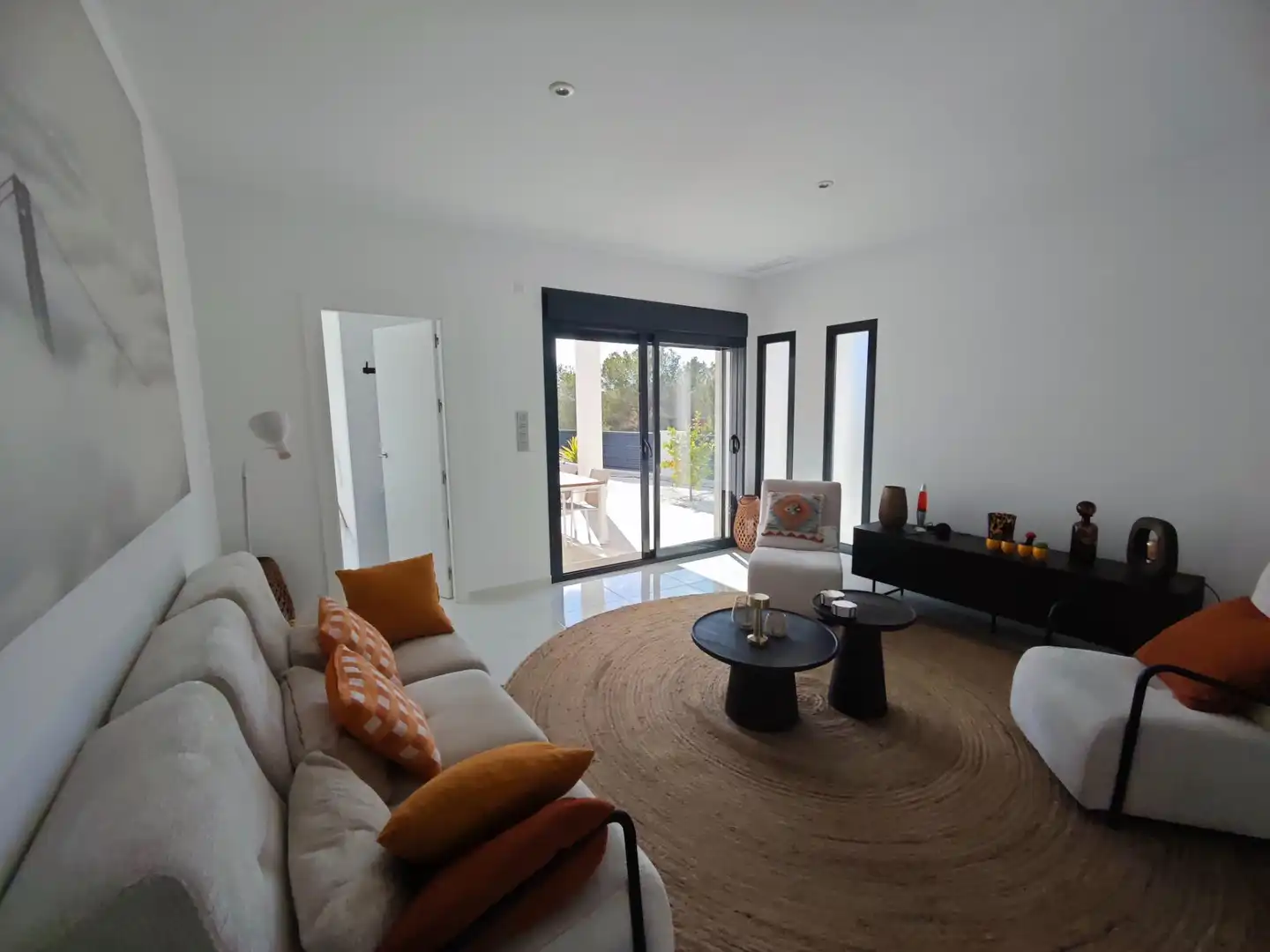 Sala de estar de Casa o chalet en venta en Pilar de la Horadada con Calefacción, Jardín privado y Terraza