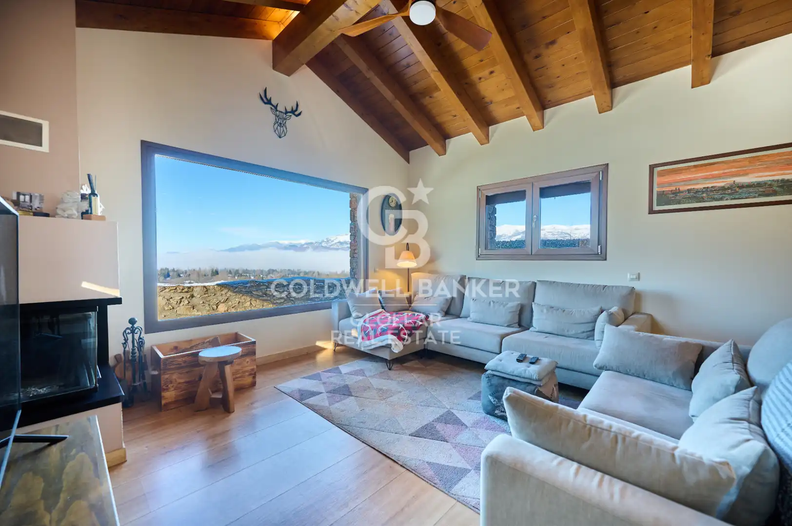 Living room of Houses for sale in Das  with Heating, Private garden and Parquet flooring