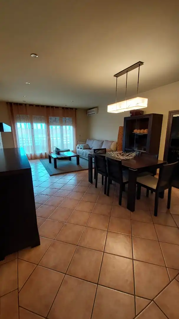 Sala de estar de Casa adosada de alquiler en Vilagrassa con Aire acondicionado, Calefacción y Jardín privado