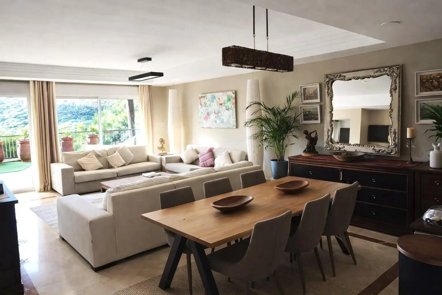 Dining room of Flat for sale in Sotogrande  with Air Conditioner, Heating and Private garden